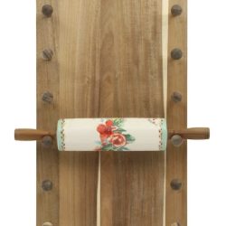 The Pioneer Woman Painted Meadows 26-inch x 14-inch Ceramic Rolling Pin with Holder
